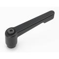 Morton Adjustable Handle, Modern Design, Cast Zinc, 1/4"-20 Internal Thread, 1.65" Handle Length MH-103